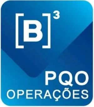 Selo PQO Operações da B3